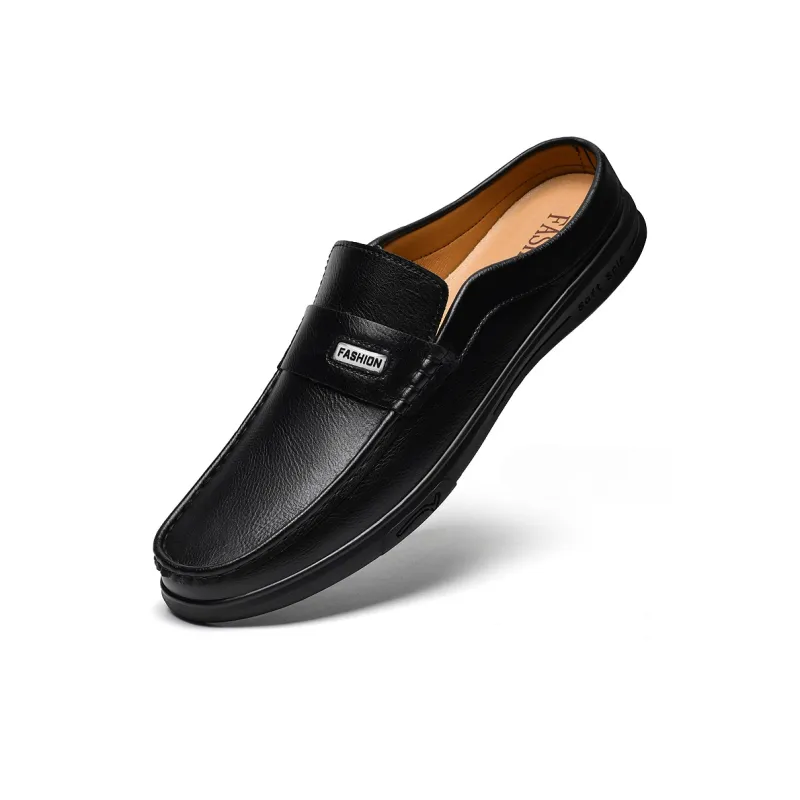 Abango Rubber Sole Slip Resistant Closed Toe Slippers Men's-1