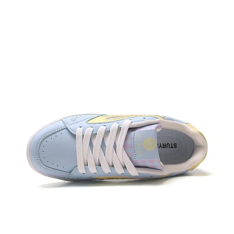 STUR YSN Low Top Skateboard Shoes Women's Sky Blue-4