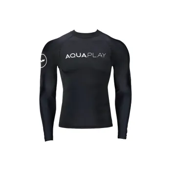 AQUAPLAY Diving Wetsuit Long Sleeved Swimsuit Men's Black