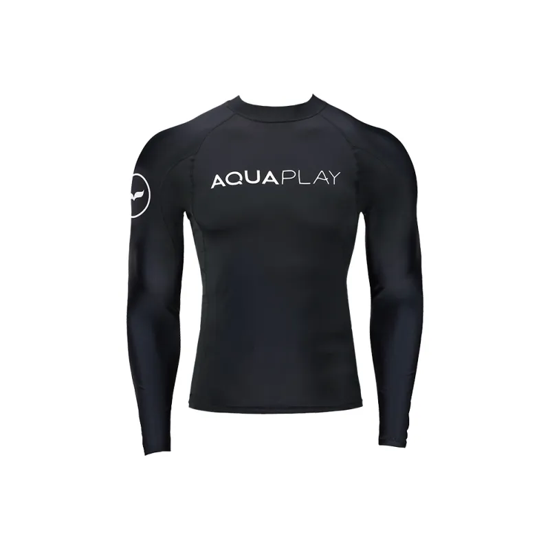 AQUAPLAY Diving Wetsuit Long Sleeved Swimsuit Men's Black-0