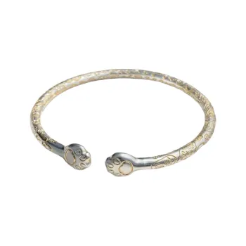 Stone Edge Poly 999 Fine Silver Bangles Women's