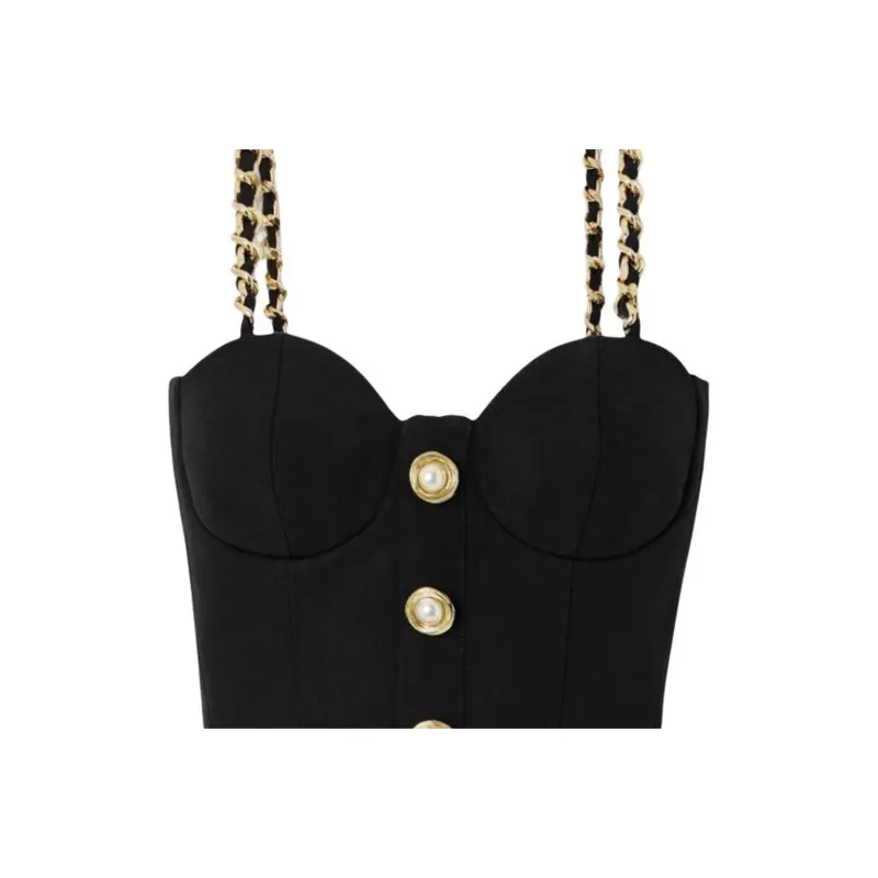 BALMAIN Chain Link straps Top-5
