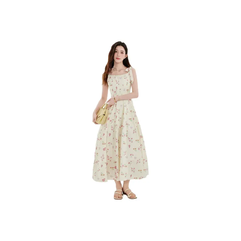 Mm Slip Dresses Women's Ecru-0