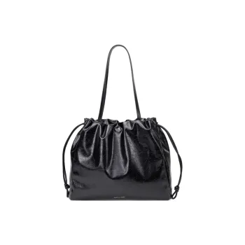 CLEVER& KETCH PU Tote Bag, Shoulder Bag Women's Black