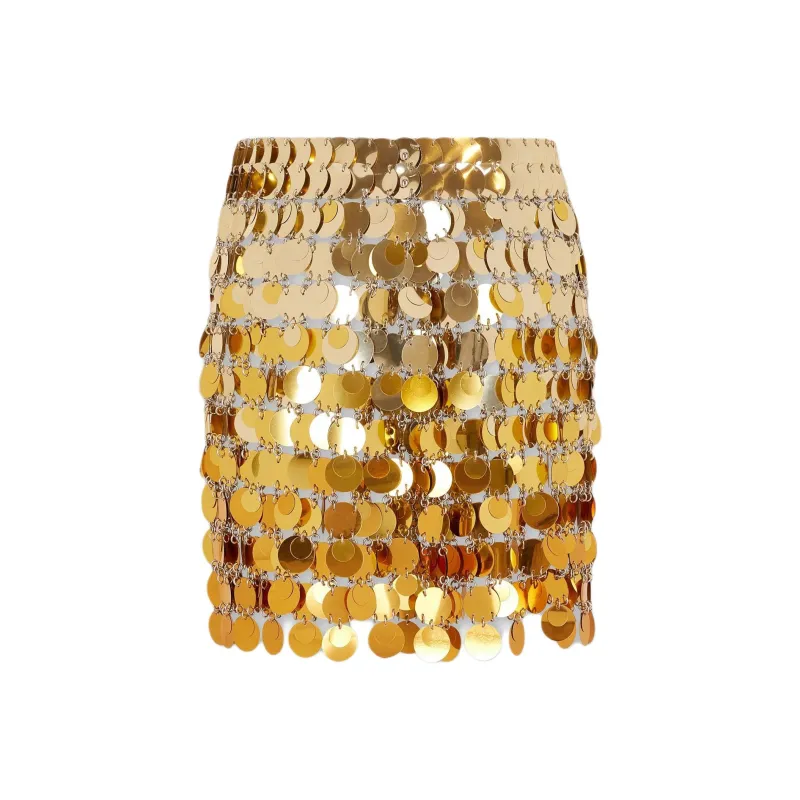 Paco Rabanne Gradient effect Mini Skirt-1
