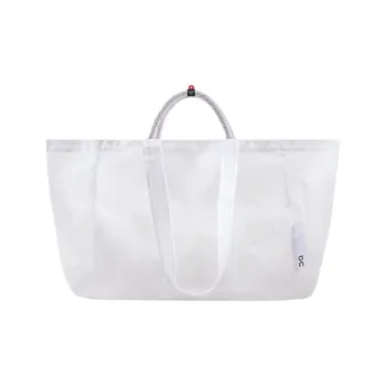 On Water Repellent PU Tote Bag, Shopping Bag, Shoulder Bag, Handbag Unisex White