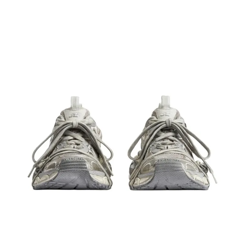 Balenciaga 3XL Low Top Chunky Sneakers Men's Silver-3