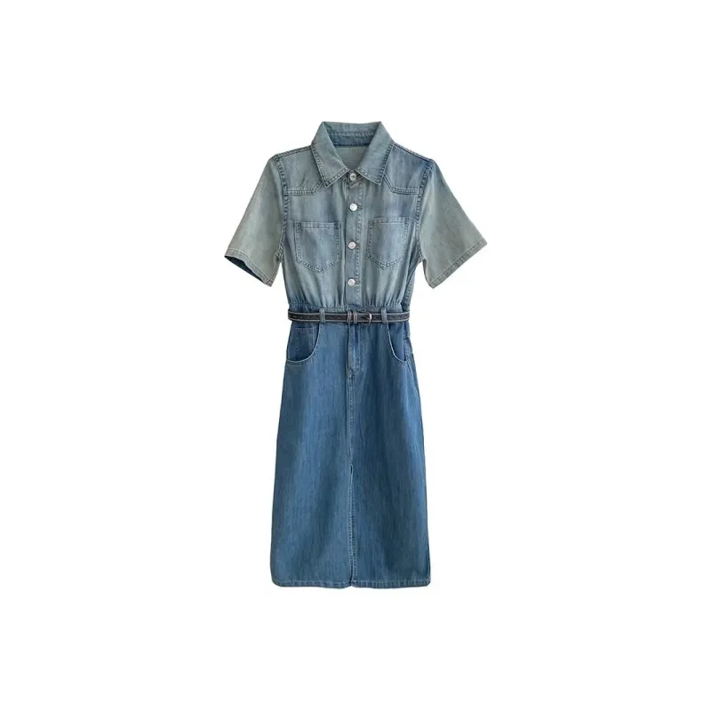 ABCMININ Short Sleeved Dress Women's-0
