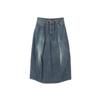 Needles SS25 Denim Long Skirt Women's