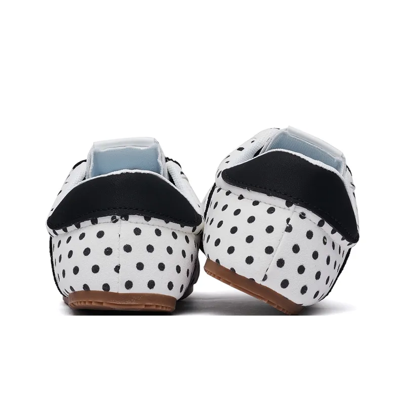 GDXF Slip Resistant, Abrasion Resistant, Lightweight Low Top Casual Shoes Women's White Polka Dot-4