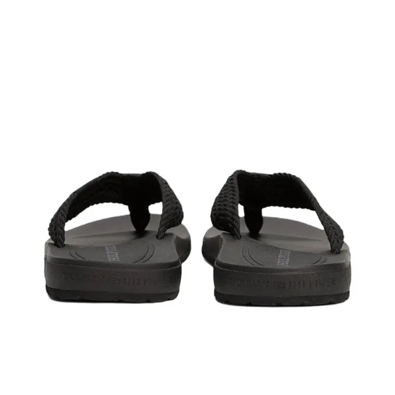 Tommy Hilfiger EVA Abrasion Resistant Flip Flops Men's Black-4