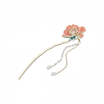 Pink Empress Alloy Hairpins Women's
