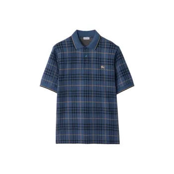 Burberry SS25 Polo Shirt Men's Blue