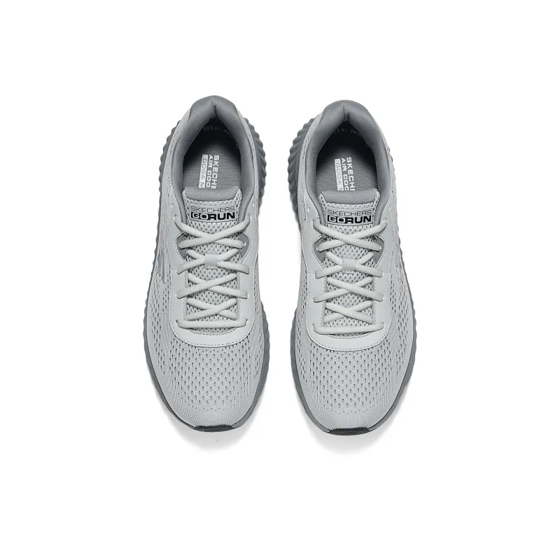 Skechers MEN'S GO Slip Resistant Breathable Low Top Running Shoes Men's Gray Black-2