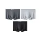 Iron Gray+Light Gray+Black