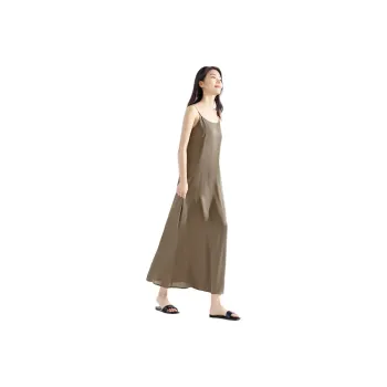 IHIMI Slip Dresses Women's Honey Tea Brown