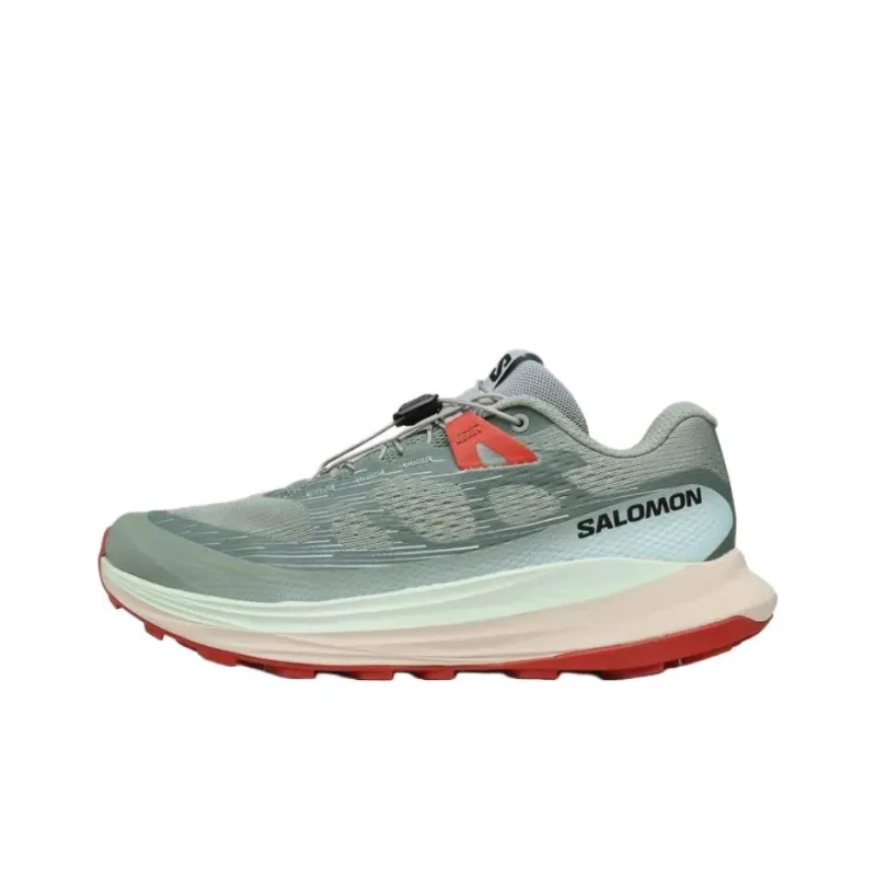 SALOMON Ultra Glide 2 Anti Slip Wear Resistant Low Top Running Shoes Women's Green-0