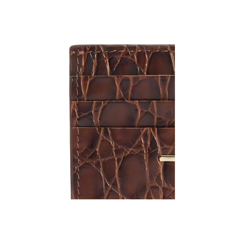 Giuseppe Zanotti Albert 2.0 Crocodile effect Cardholder-4