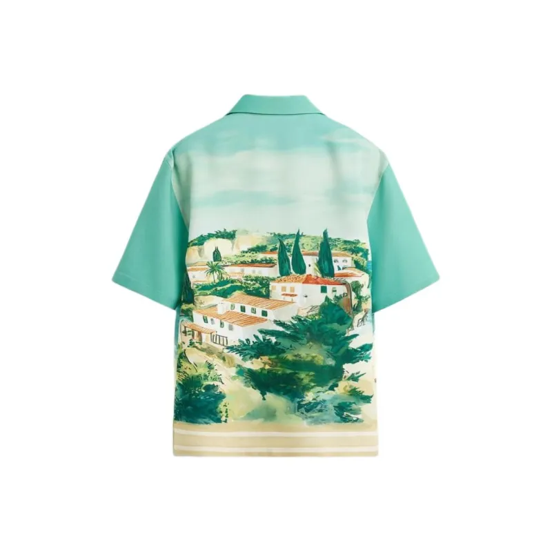 ZARA Shirts Men Green-1