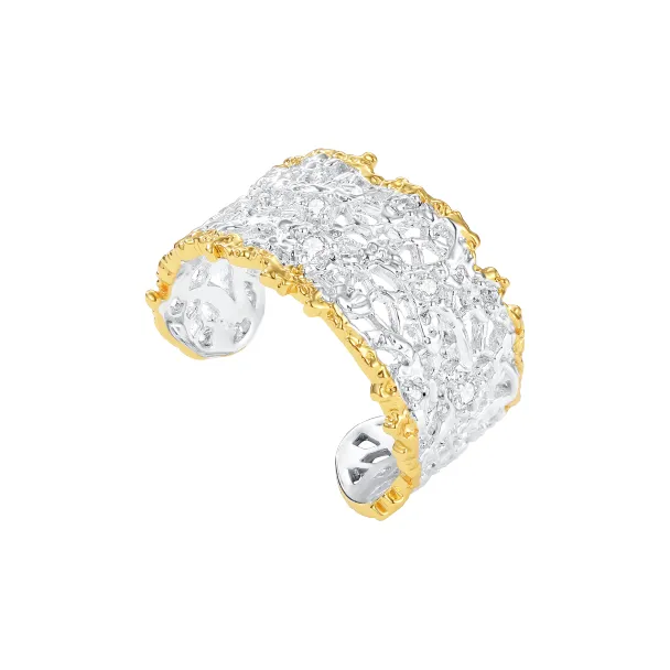 OOAK S925 Silver Fashion Versatile Ring Women's-10