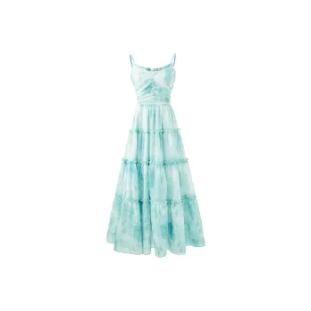 COVER TIME Slip Dresses Women's Blue