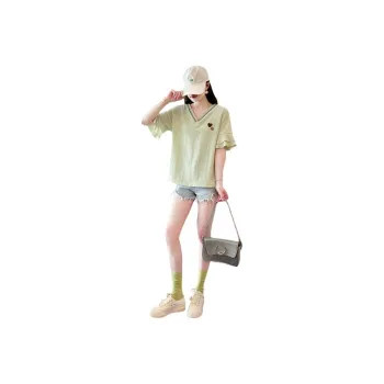 KAISER Drop Shoulder Sleeve T Shirt Women's