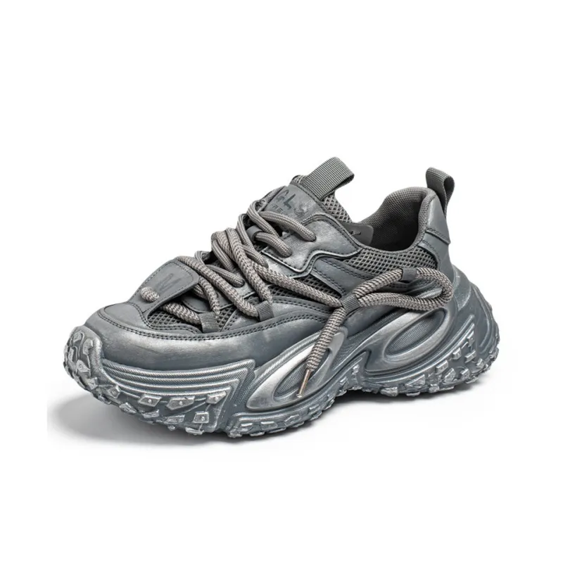 HACKBUTEER Low Top Chunky Sneakers Men's Box Included-10