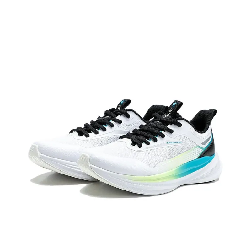 QIAODAN Running Shoes Men Low Top White-2