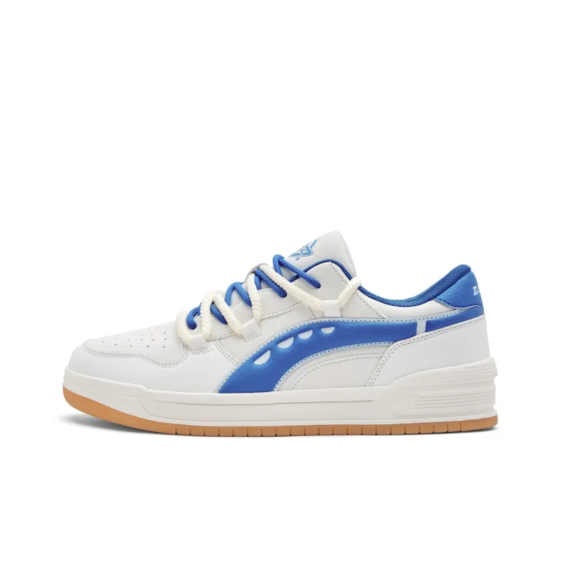 Dickies Low Top Skateboard Shoes Men's White Blue-0