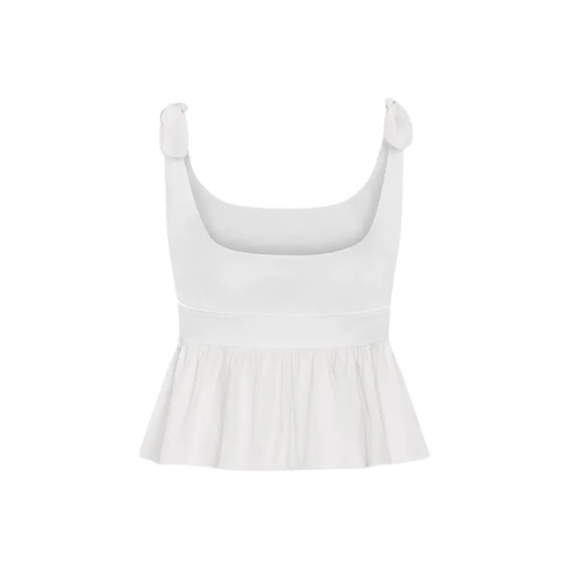URBAN REVIVO Tank Tops Women's White-1