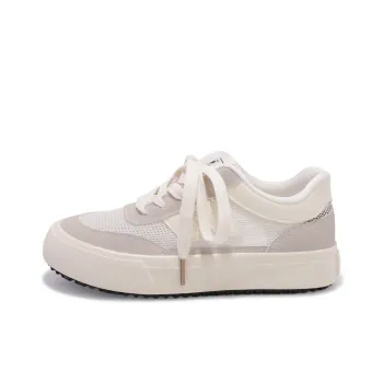 Miss Zhang Anti Slip Wear Resistant Low Top Skateboard Shoes Women's Beige