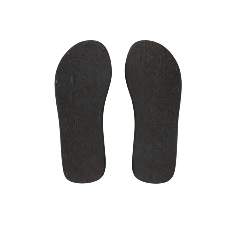 Quiksilver Flip Flops Men's Black White-4