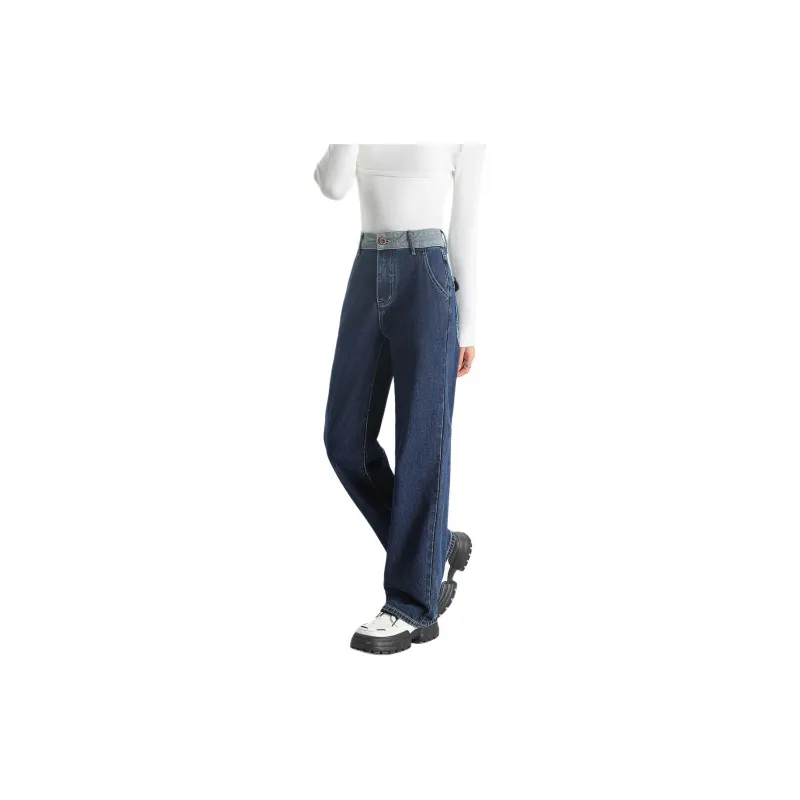 FAWENXIANGZI Jeans Women's Blue-0