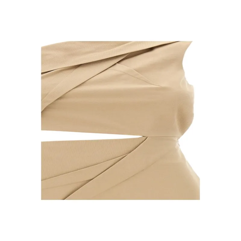 MaxMara Nievo One Shoulder Dress-2