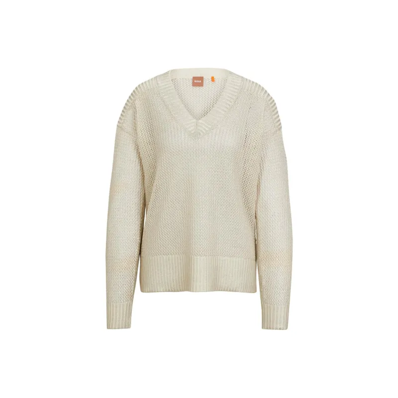 HUGO BOSS Knitwear Women's Cream White-0