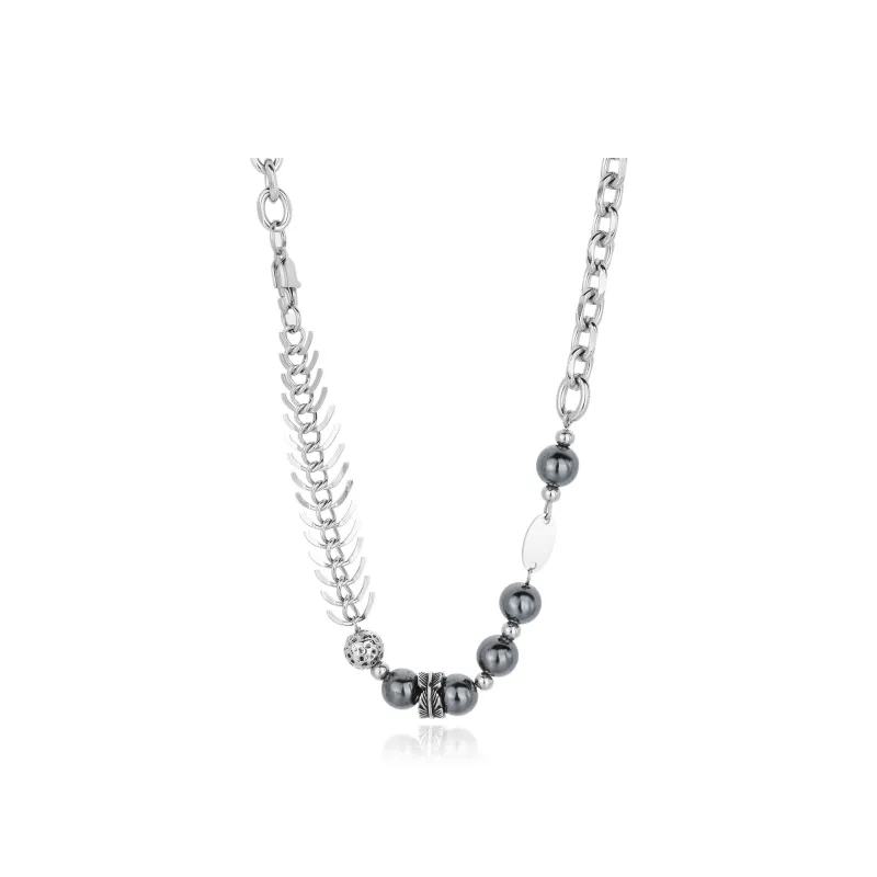 JEANSWEST Titanium Steel Necklaces Unisex-2