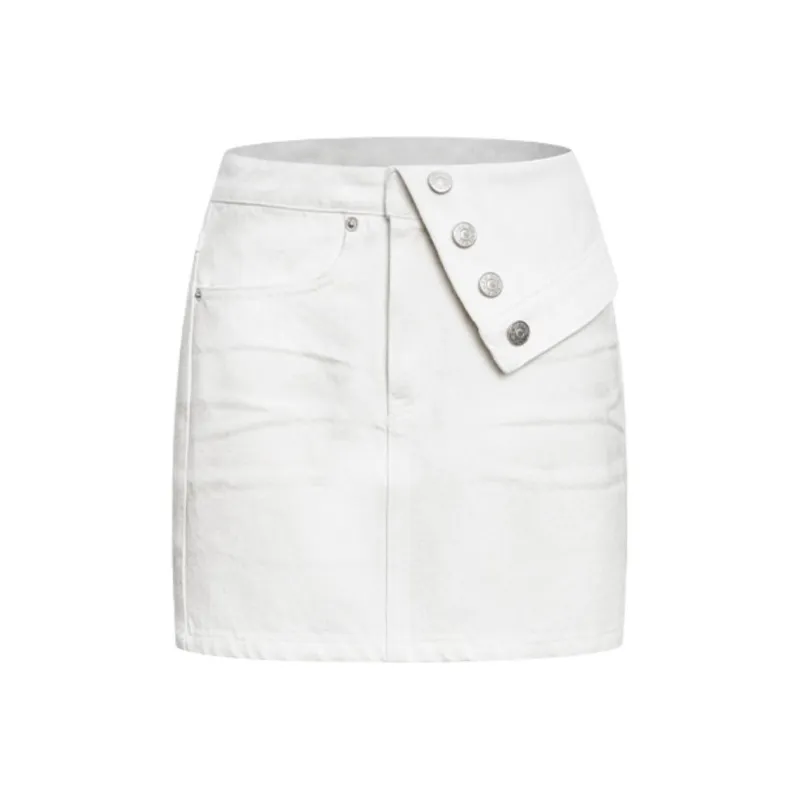 ANN ANDELMAN Denim Short Skirts Women's-0