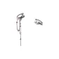 Black Ear Cuffs, 1 Pair