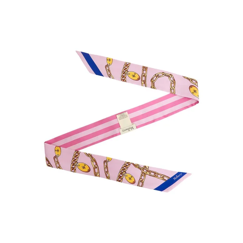 Mulberry Recycled Polyester Knit Scarves Women's Pink-1