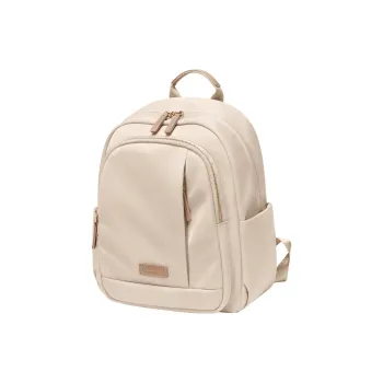 POLO Fabric Backpack Regular Women's Milk Tea Apricot/Black