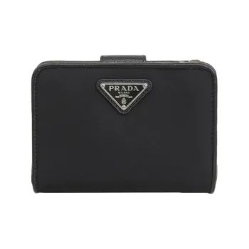 PRADA Nylon Wallet Women's Black