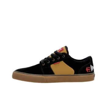 ETNIES Slip Resistant, Abrasion Resistant, Breathable Low Top Skateboard Shoes Men's Black Brown
