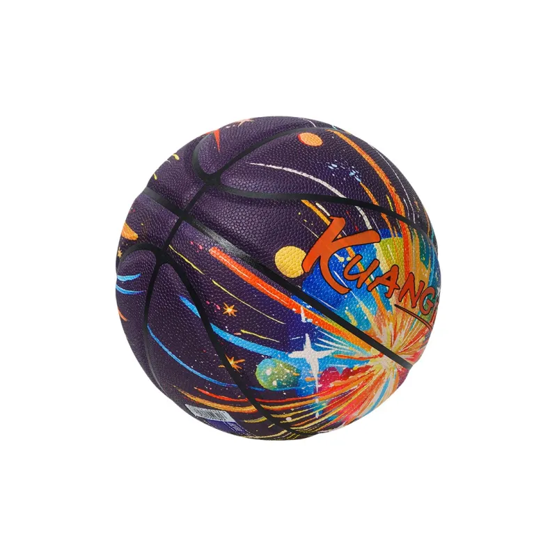 Kuangmi PU Basketball Dark Purple Size 7 Ball Street Unisex-2