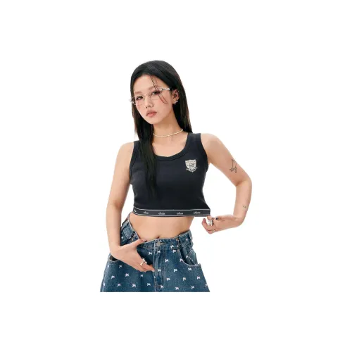 CHUU Tank Tops Women's Navy JORDAN
