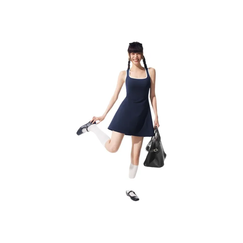 PUNLIEN Sleeveless Dress Women's-1