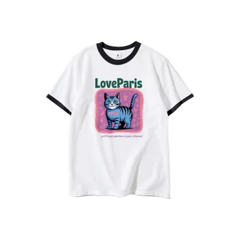 FAIRWHALE Drop Shoulder Sleeve T Shirt Women's