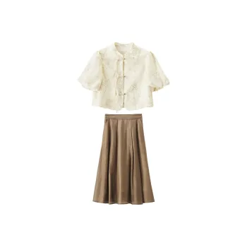 Mu Xiao Xin Two Piece Skirt Sets Women's