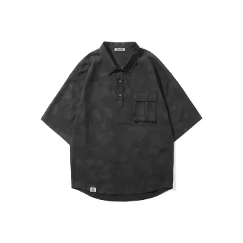 EPTISON Polo Shirts Unisex Black