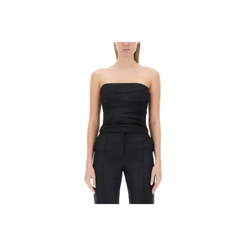 MOSCHINO Strapless Top Women's Black-0