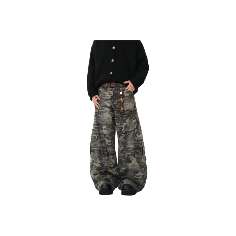KIRHNE Jeans Unisex Camouflage-0